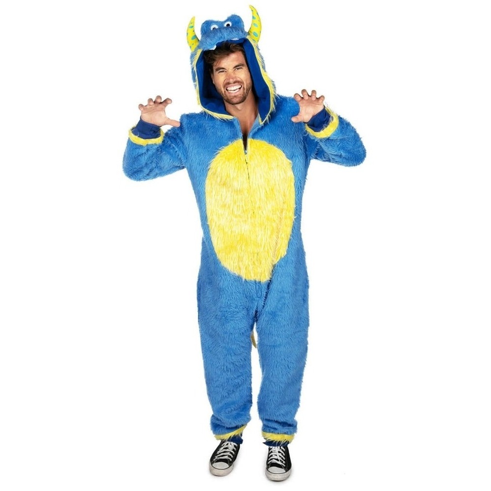Tipsy Elves Large Furry Monster Men's Unisex Halloween Costume Jumpsuit